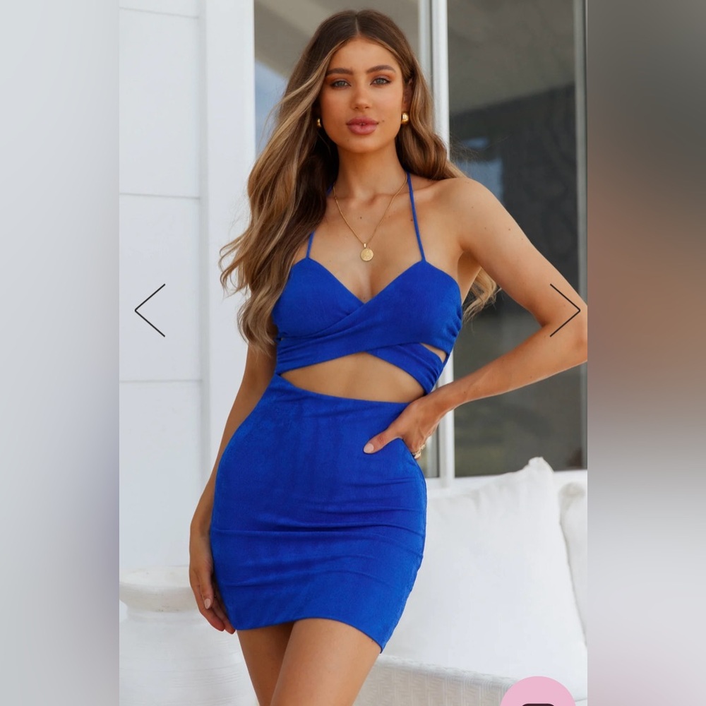 Beachside Party dress Blue